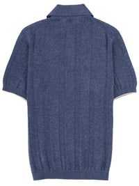BRUNELLO CUCINELLI Brunello Cucinelli Men Linen Knit Polo Shirt