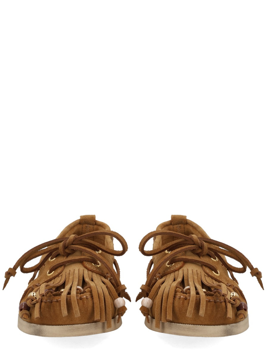 Golden Goose Women Moccasin "Cruise" With Bangs