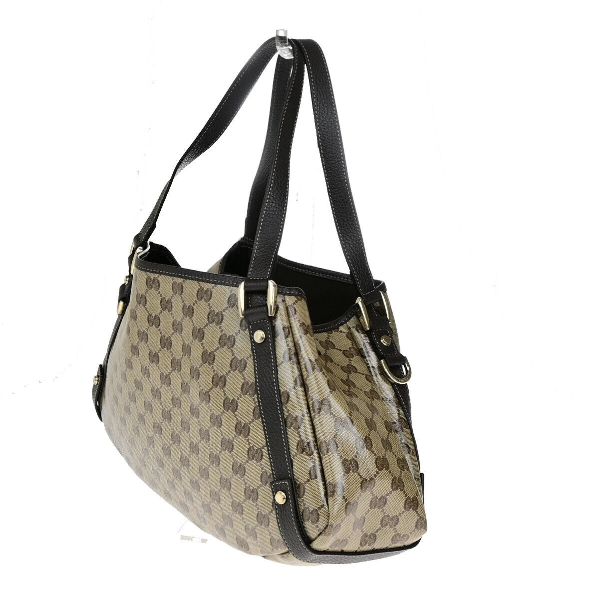 Gucci Pelham Shoulder Bag Coated Canvas Brown Canvas Shoulder Bag Bag (Pre-Loved)