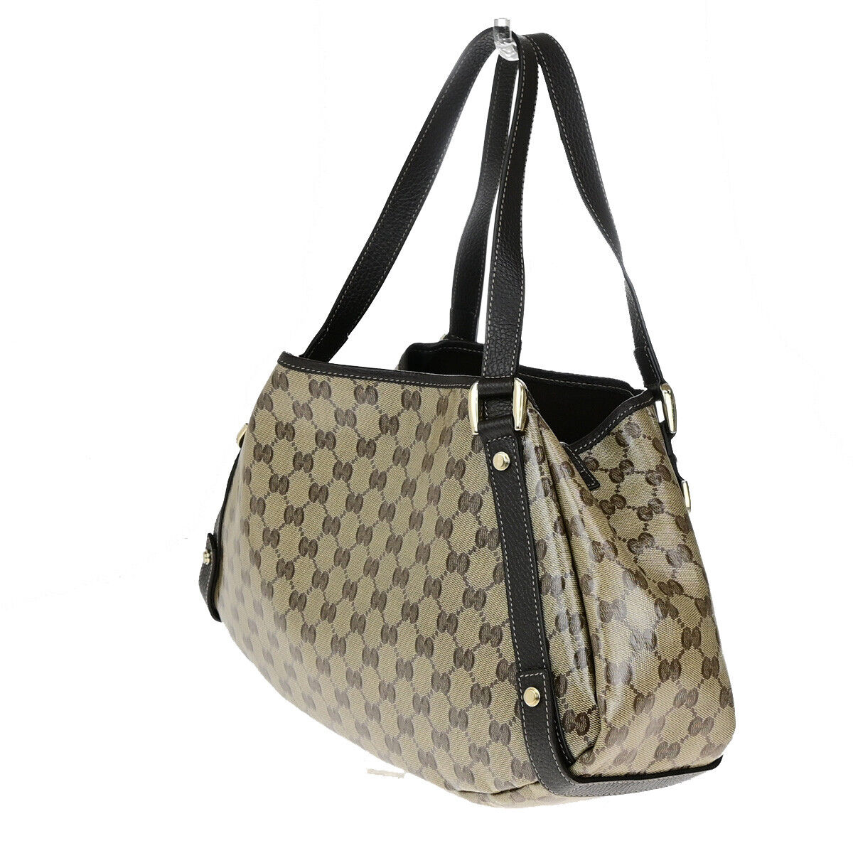 Gucci Pelham Shoulder Bag Coated Canvas Brown Canvas Shoulder Bag Bag (Pre-Loved)