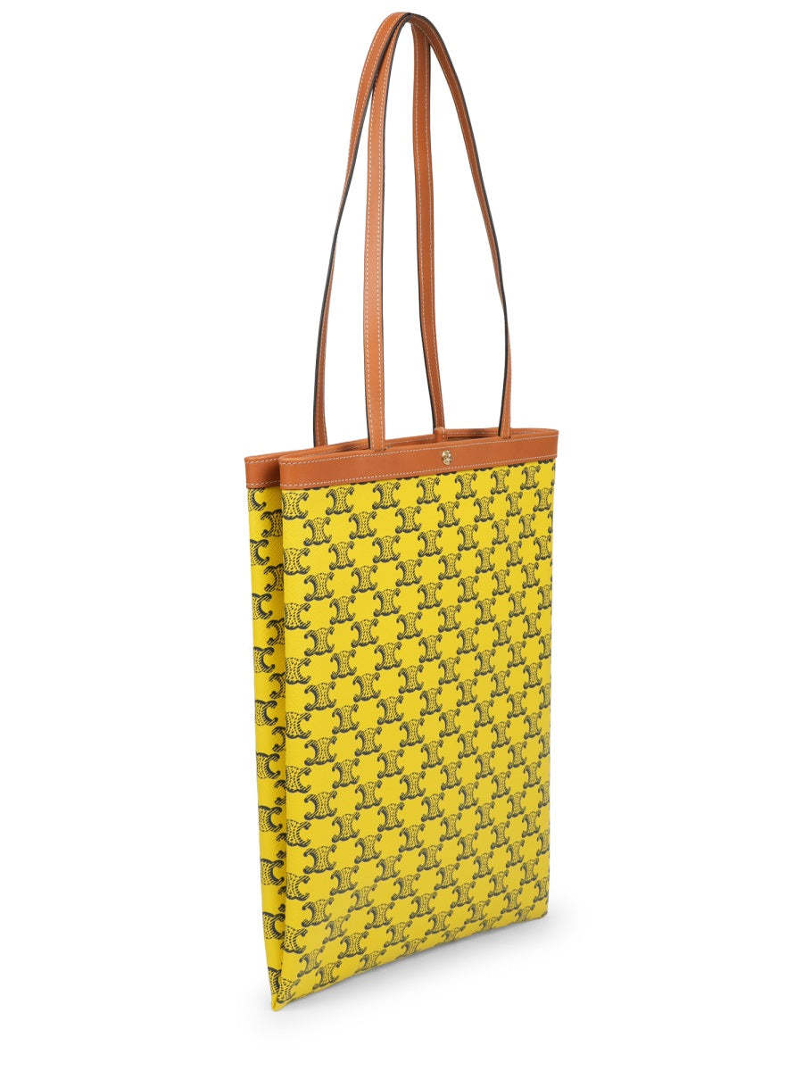 Celine Women Borsa Shopper In Tessuto "Triomphe"