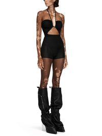 Rick Owens Women Semi-Transparent High-Waisted Shorts