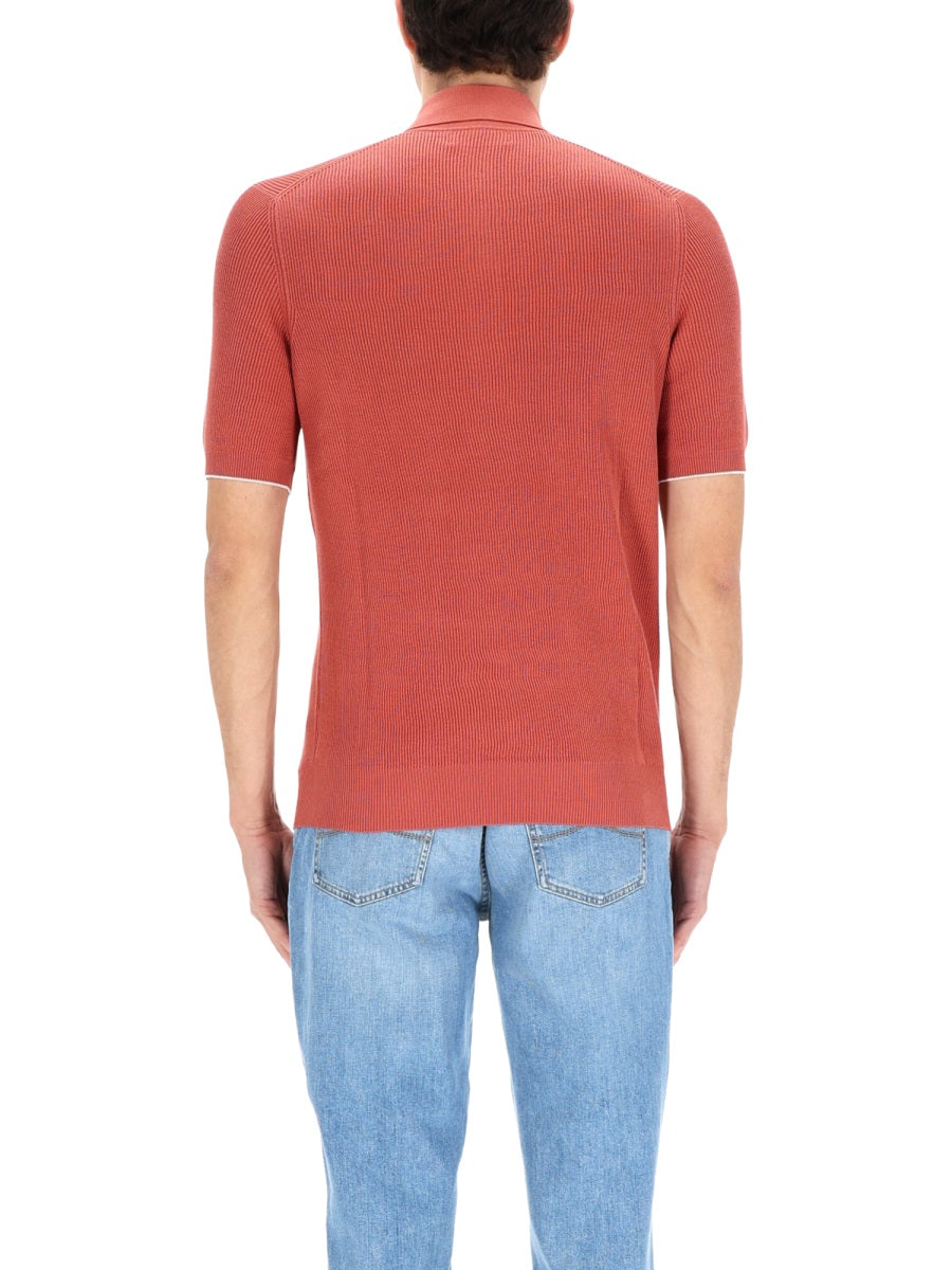 Brunello Cucinelli Men Cotton Polo