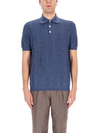 BRUNELLO CUCINELLI Brunello Cucinelli Men Linen Knit Polo Shirt