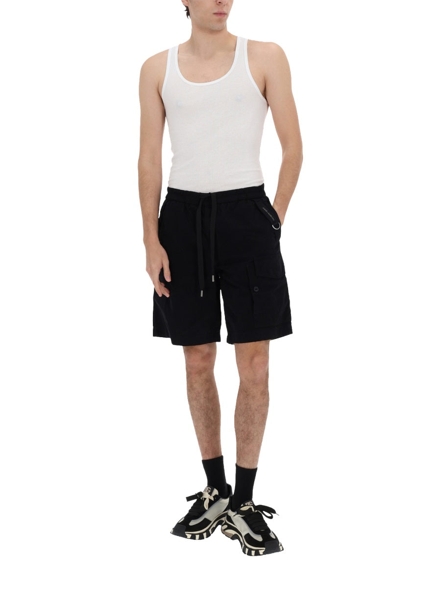 Dolce & Gabbana Men Drawstring Shorts