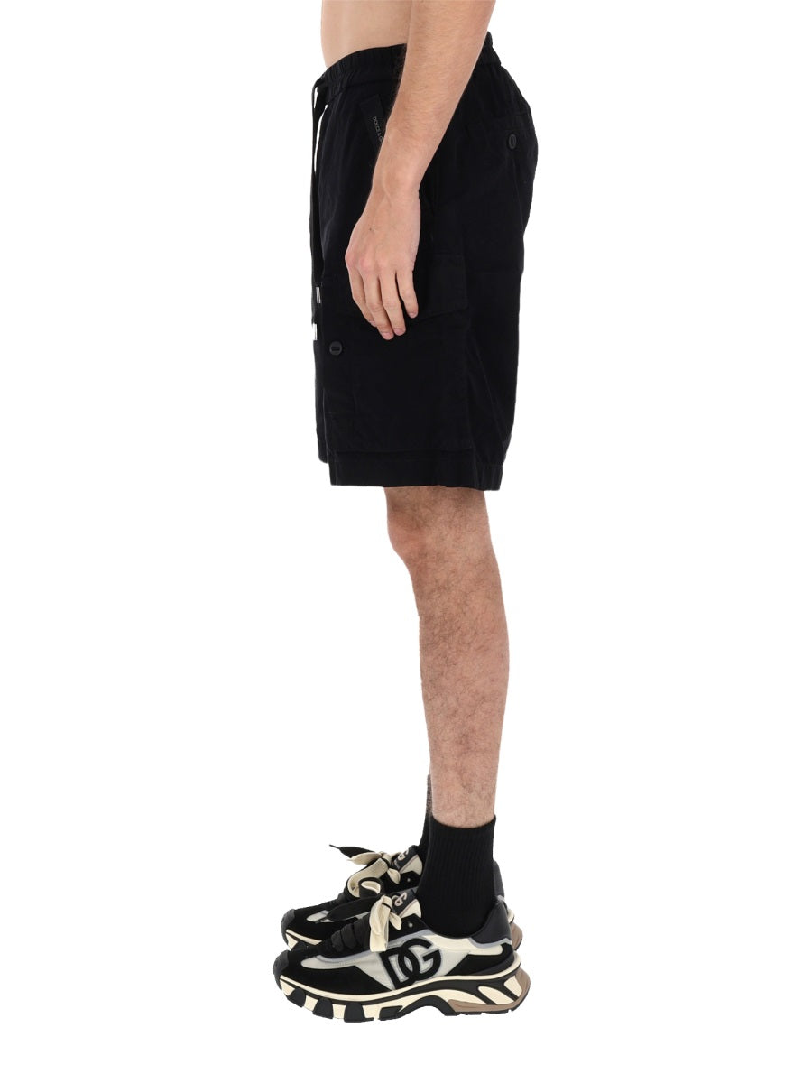 Dolce & Gabbana Men Drawstring Shorts