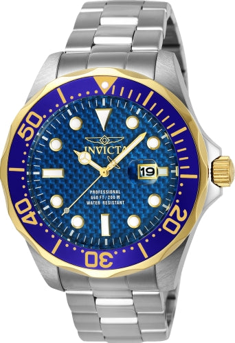 Invicta Men's Pro Diver Blue Dial Watch - 12566