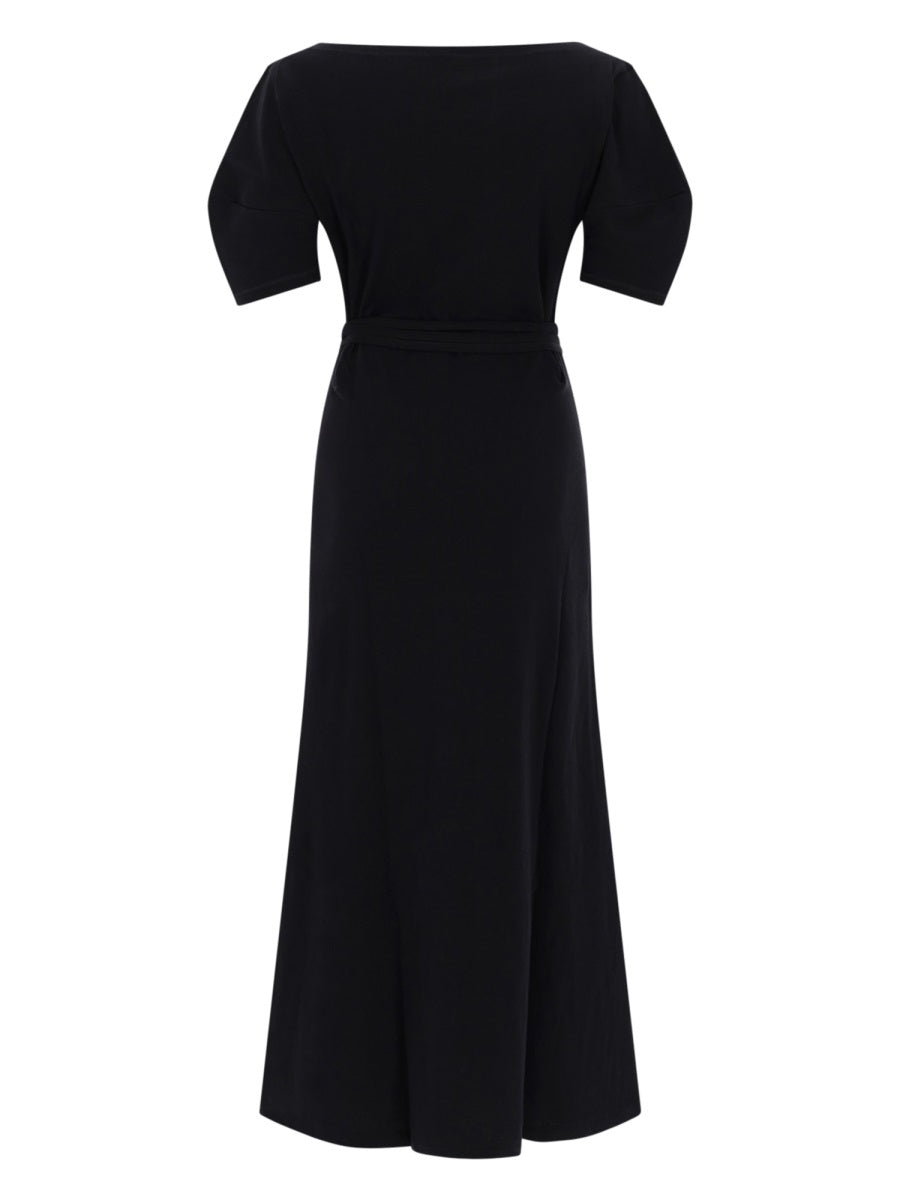 Lemaire Women Cotton And Linen Midi Dress