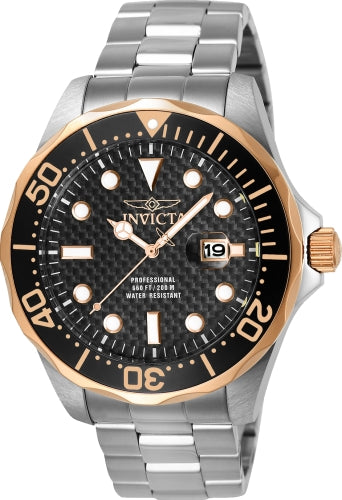 Invicta Men's Pro Diver Black Dial Watch - 12567
