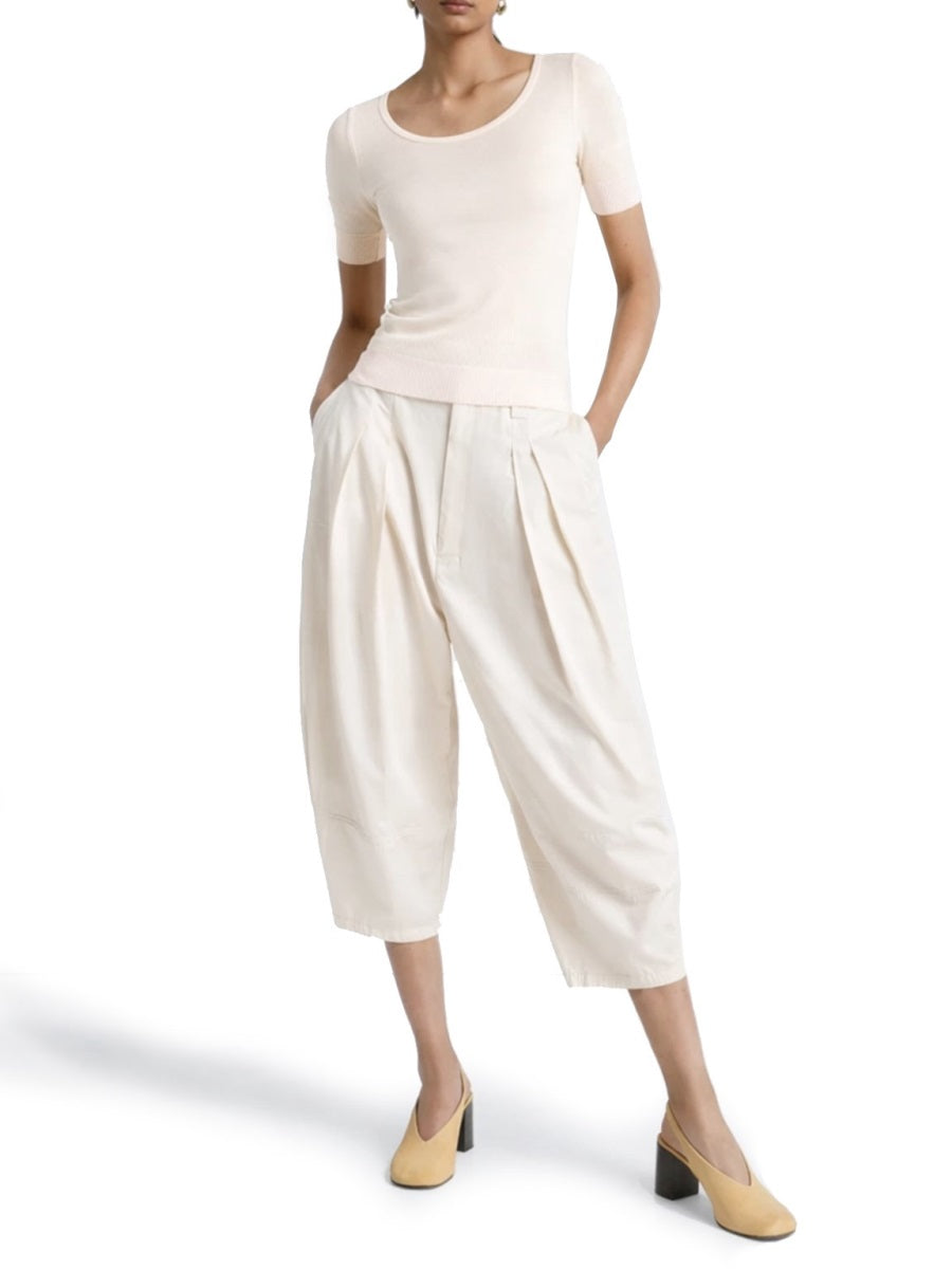 Lemaire Women "Trompe L'oeil" Viscose And Silk Top