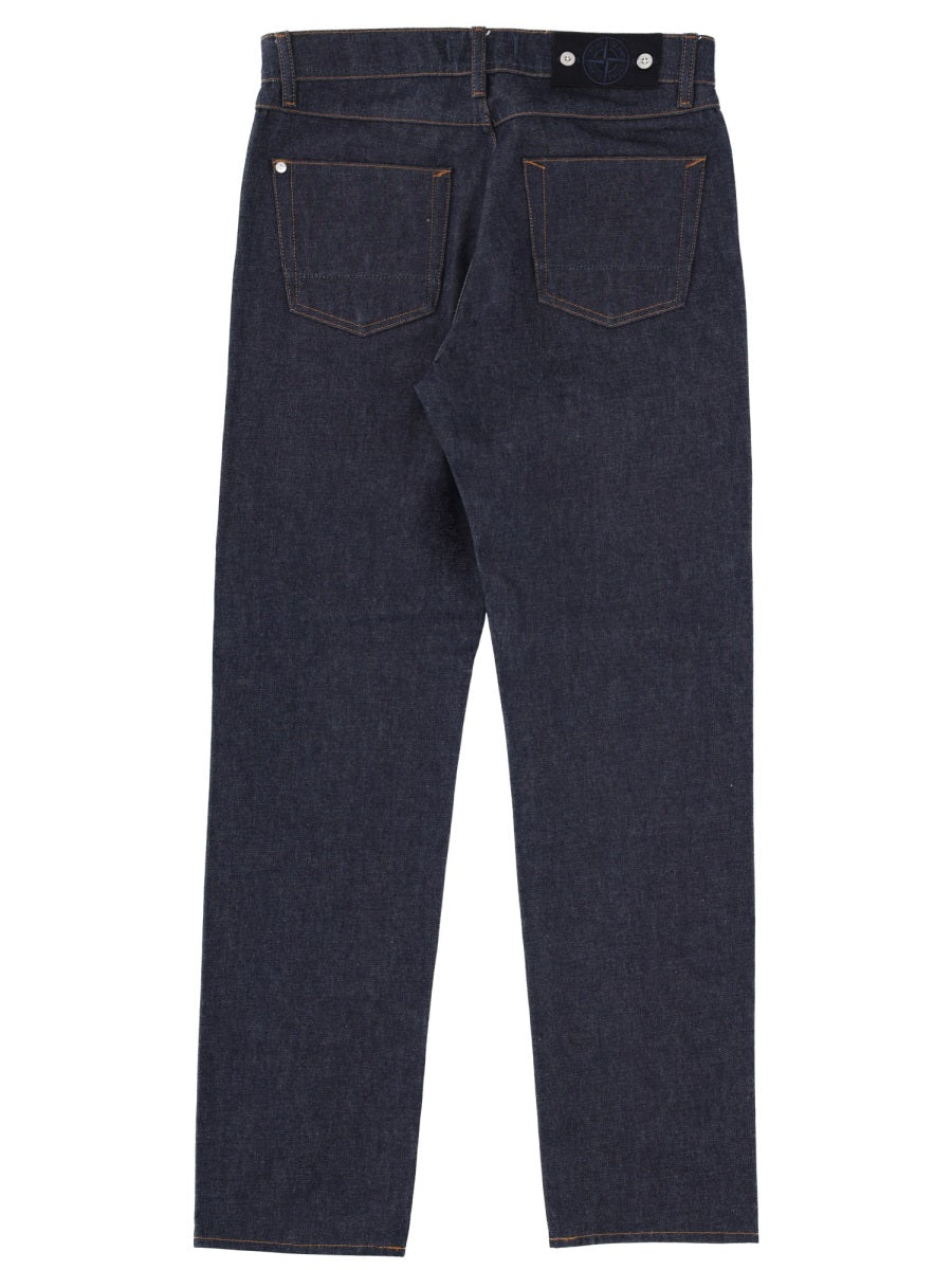 Stone Island Men Jeans In Denim