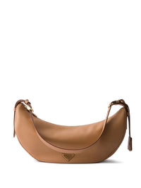 PRADA Prada Demi-Lune Large Leather Shoulder Bag Women