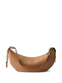 Prada Women Prada Demi-Lune Large Leather Shoulder Bag