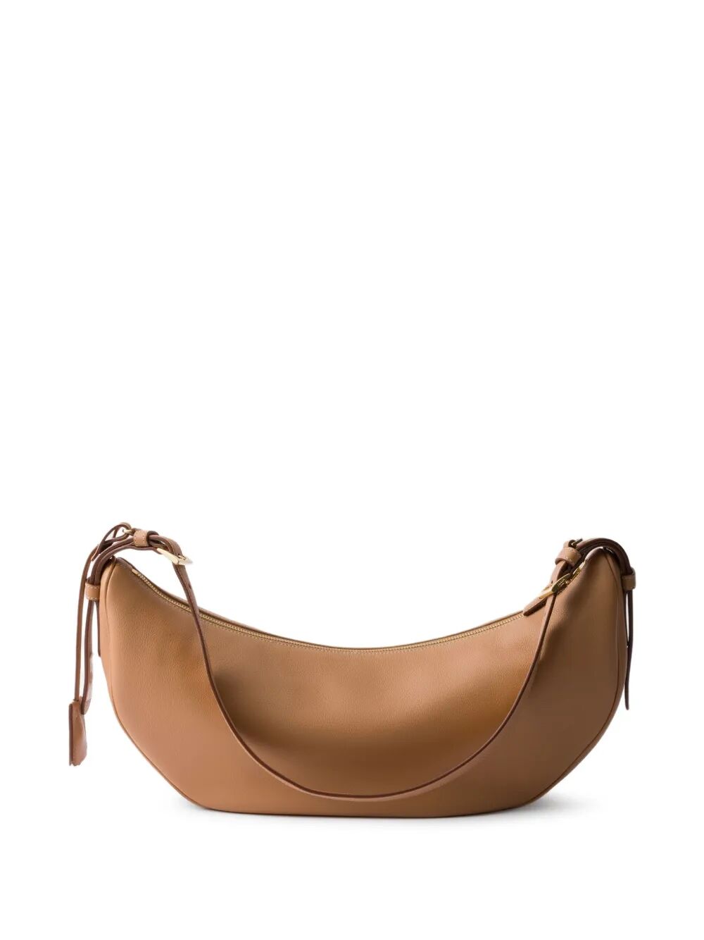 PRADA Prada Demi-Lune Large Leather Shoulder Bag Women