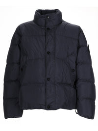 Stone Island Men Bomber Piumino Con Patch Logo