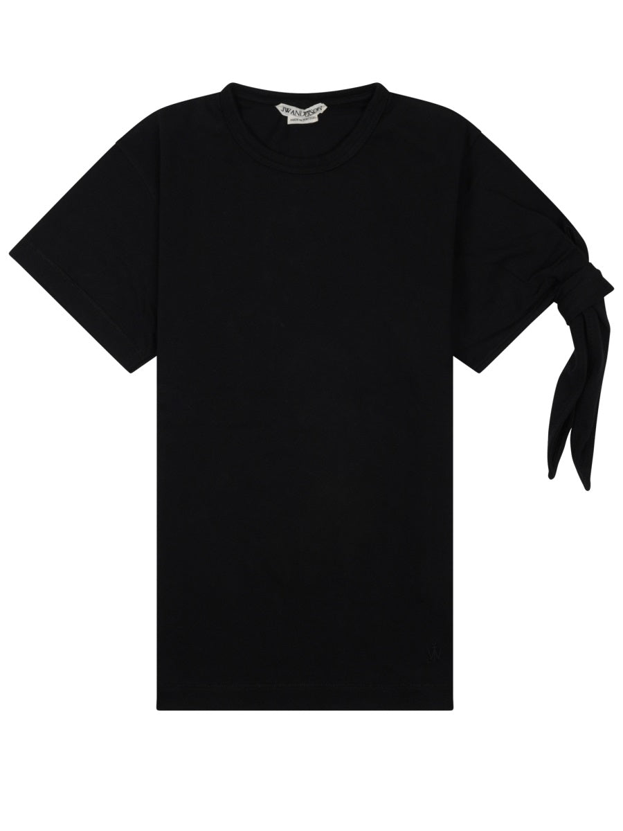Jw Anderson Women T-Shirt Con Manica Annodata