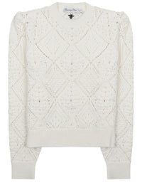 Dior Women Maglia Traforata In Cotone