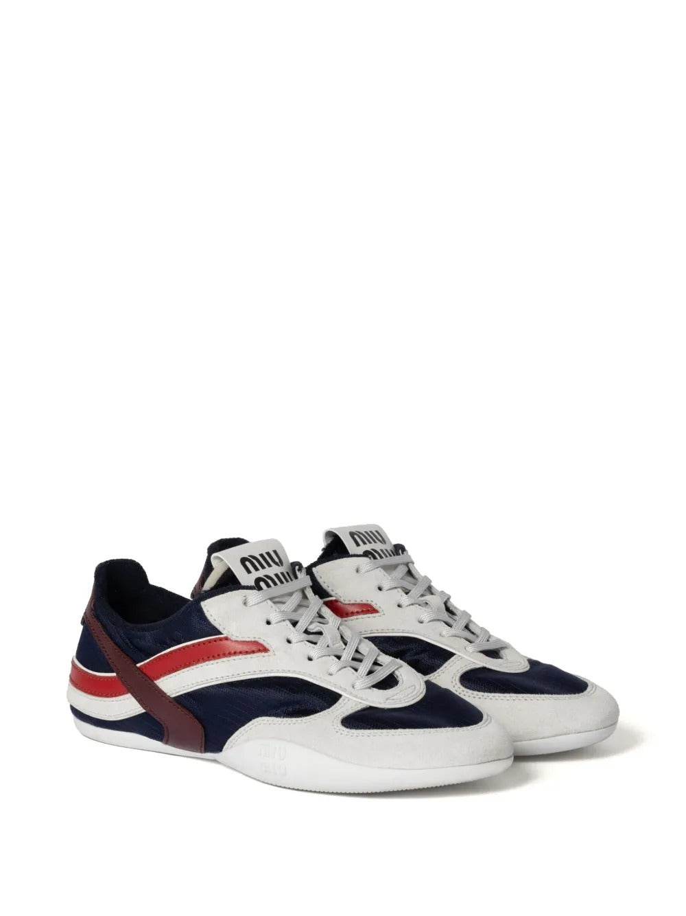 MIU MIU Miu Miu Women Gymnasium Technical Fabric And Suede Sneakers