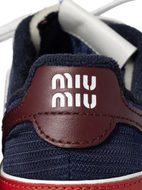 MIU MIU Miu Miu Women Gymnasium Technical Fabric And Suede Sneakers