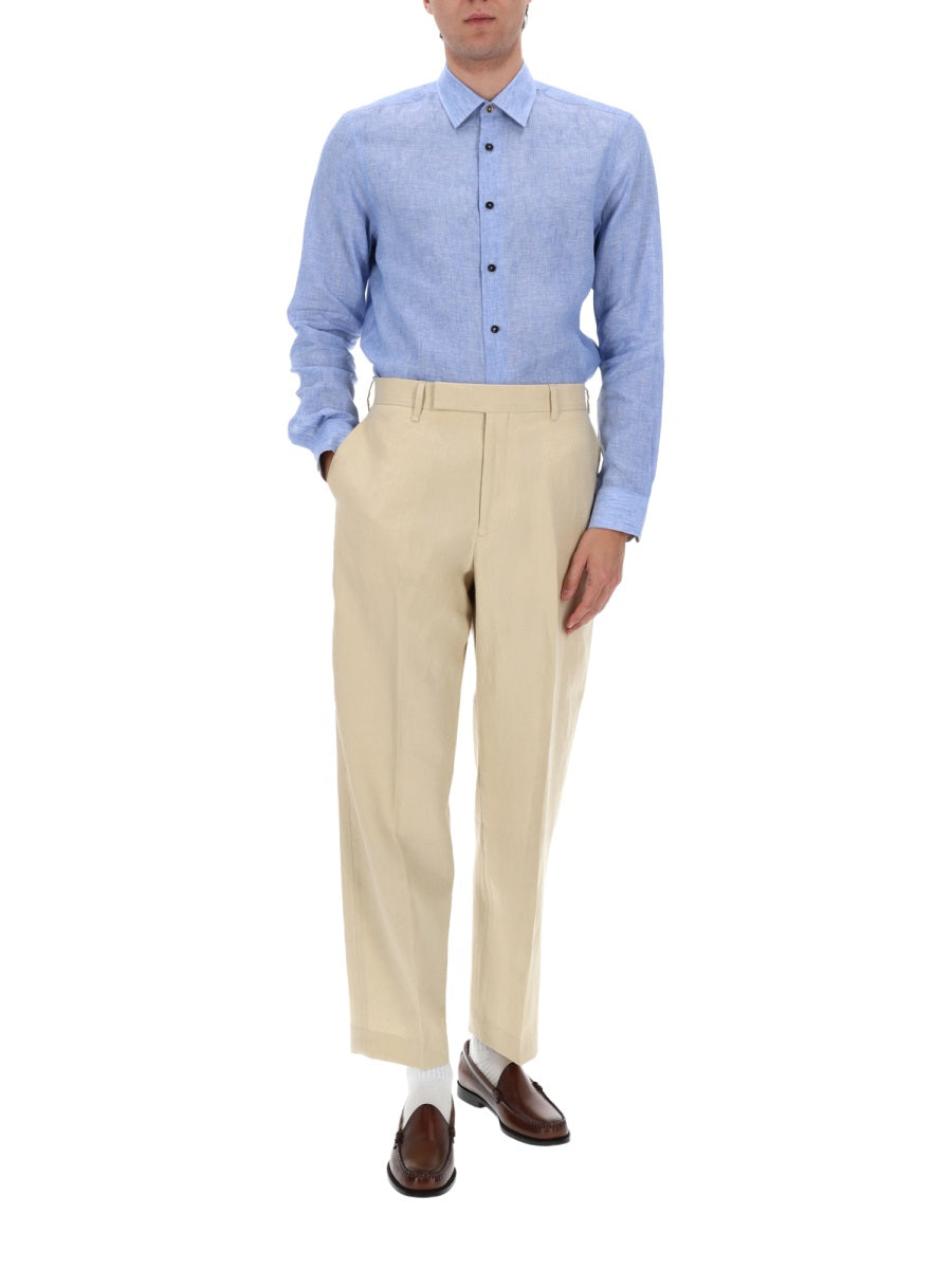 Paul Smith Men Pantalone Sartoriale Con Pieghe