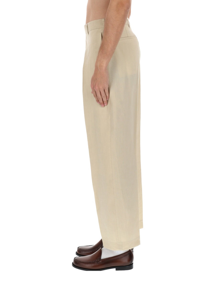 Paul Smith Men Pantalone Sartoriale Con Pieghe