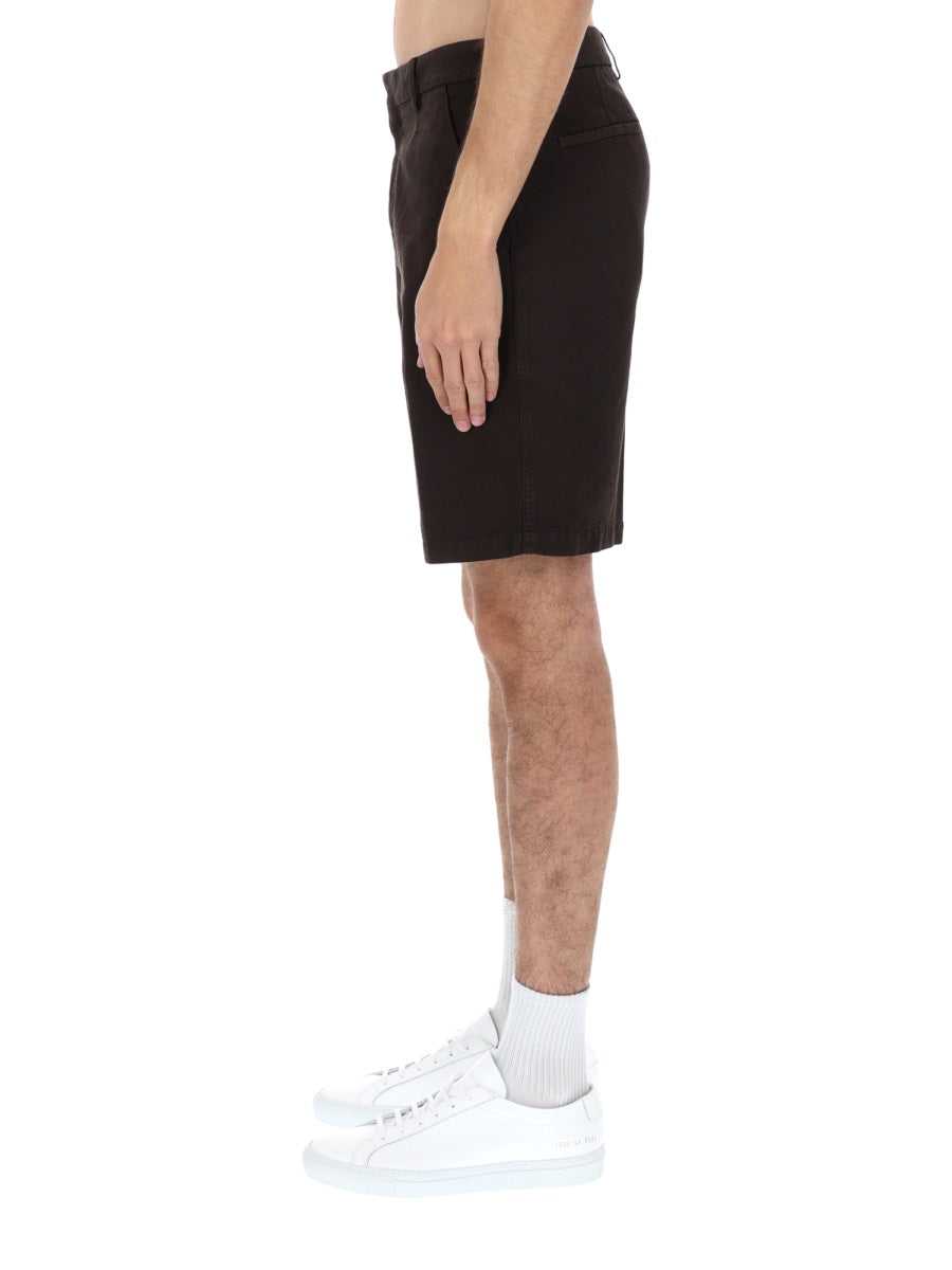 Zegna Men Shorts In Cotone