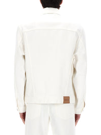 Gucci Men Giacca In Denim Con Morsetti
