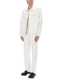 Gucci Men Giacca In Denim Con Morsetti