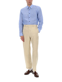 Paul Smith Men Camicia In Lino