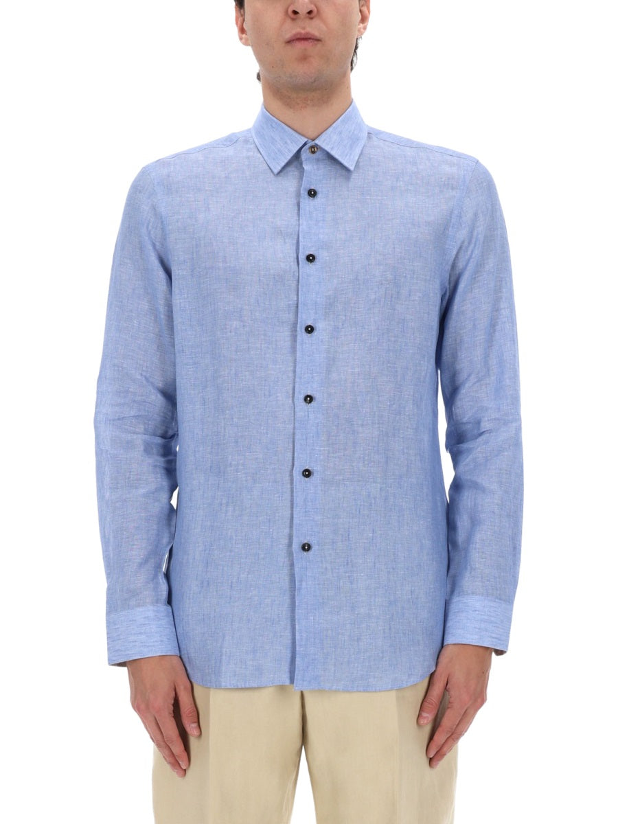Paul Smith Men Camicia In Lino
