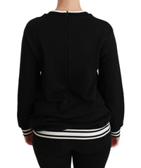 Dolce & Gabbana Dolce & Gabbana Black Rinascimento #DGmillennials Women's Sweater