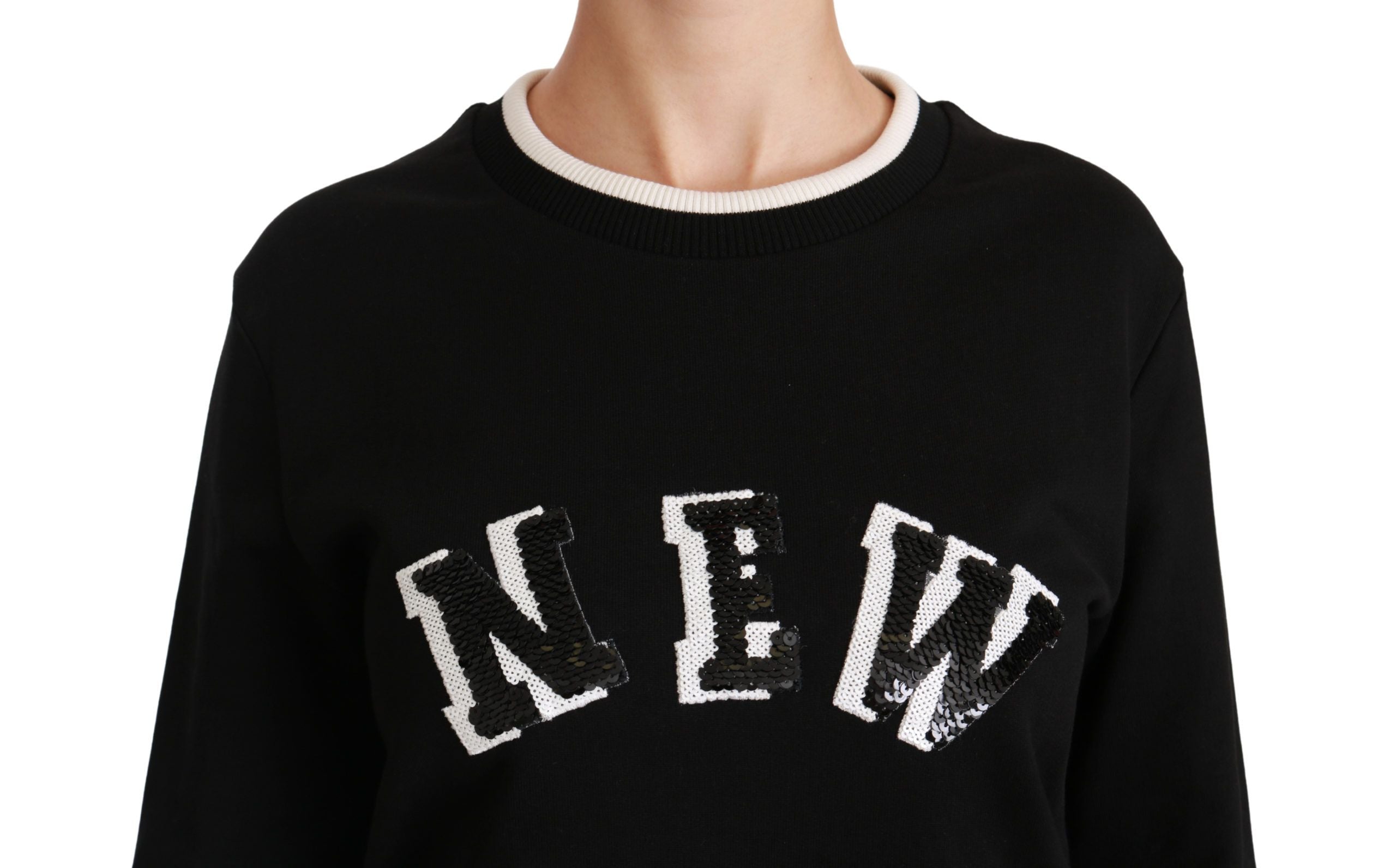 Dolce & Gabbana Dolce & Gabbana Black Rinascimento #DGmillennials Women's Sweater