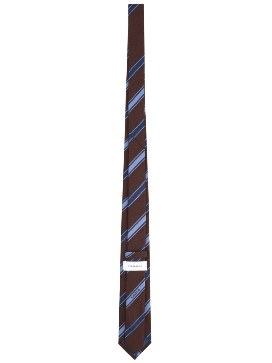 Ferragamo Men Cravatta In Seta