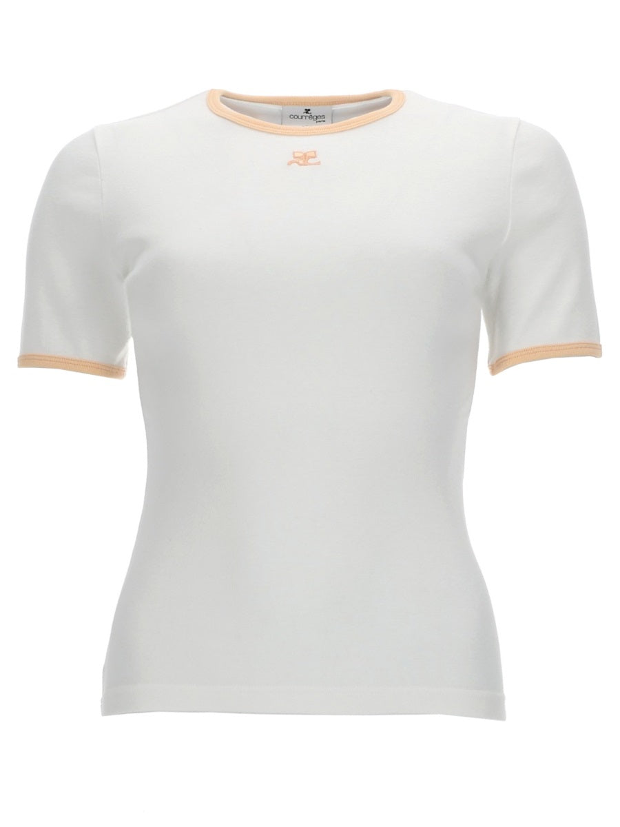 Courreges Women T-Shirt Con Logo