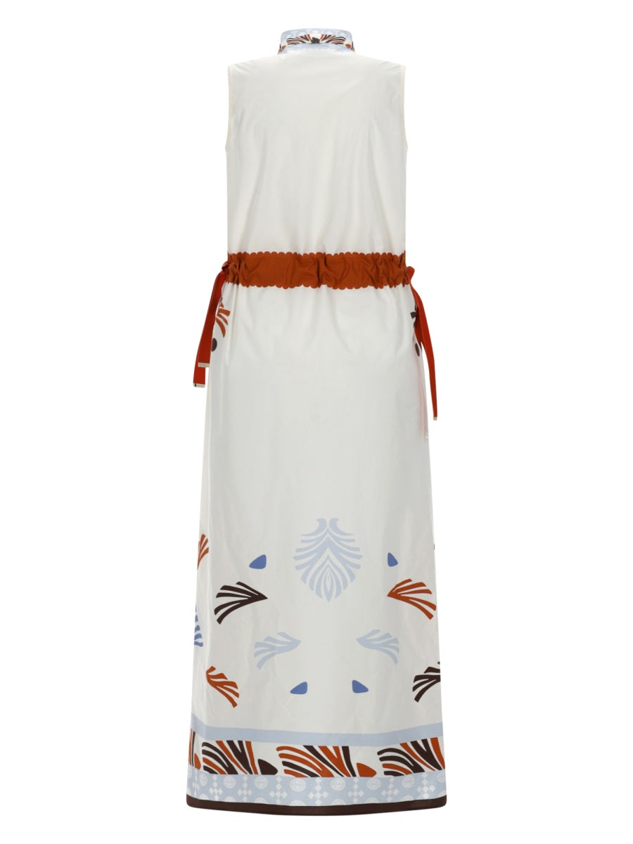 Herno Women Abito Midi Con Stampa