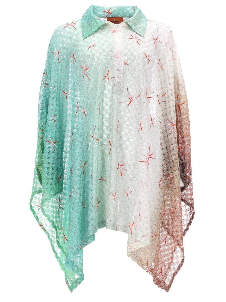 Missoni Women Copricostume Corto In Viscosa Lamé
