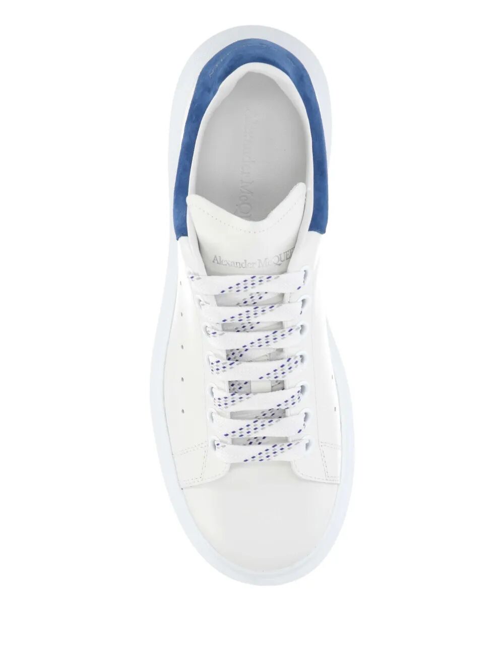 Alexander Mcqueen Men Oversized Sneakers In White/Paris Blue
