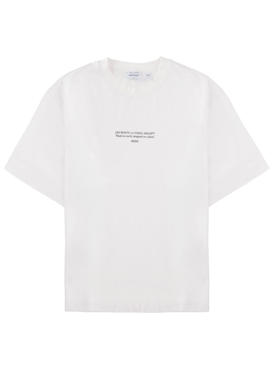 Off-White Men T-Shirt Con Logo