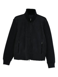 GIORGIO ARMANI High-Neck Bluson Jacket With Shearling Details Women