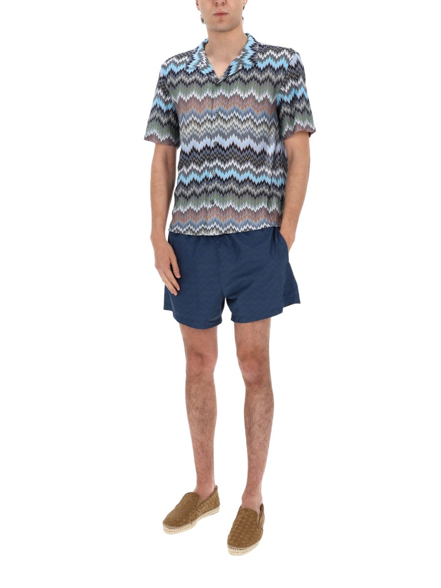 Missoni Men Camicia In Viscosa