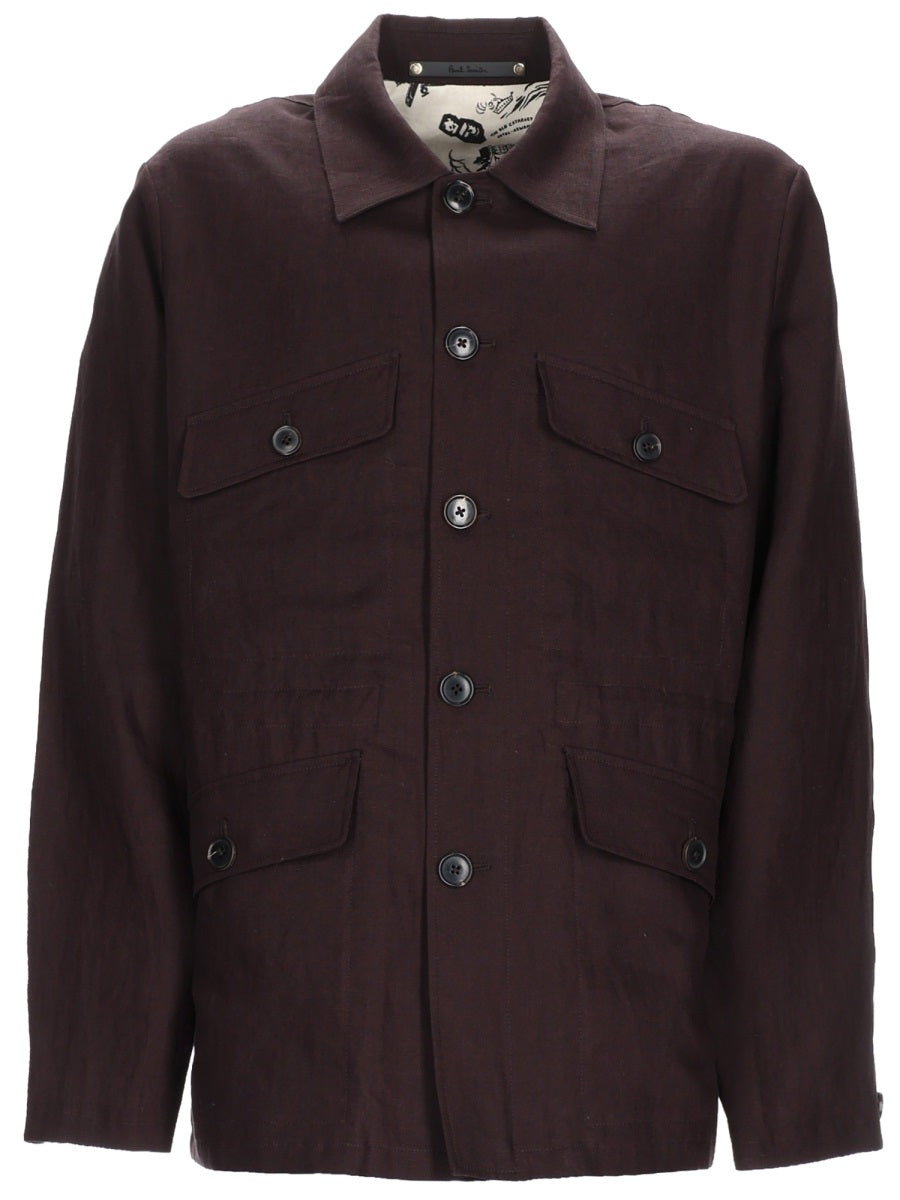 Paul Smith Men Giacca "Field" In Lino