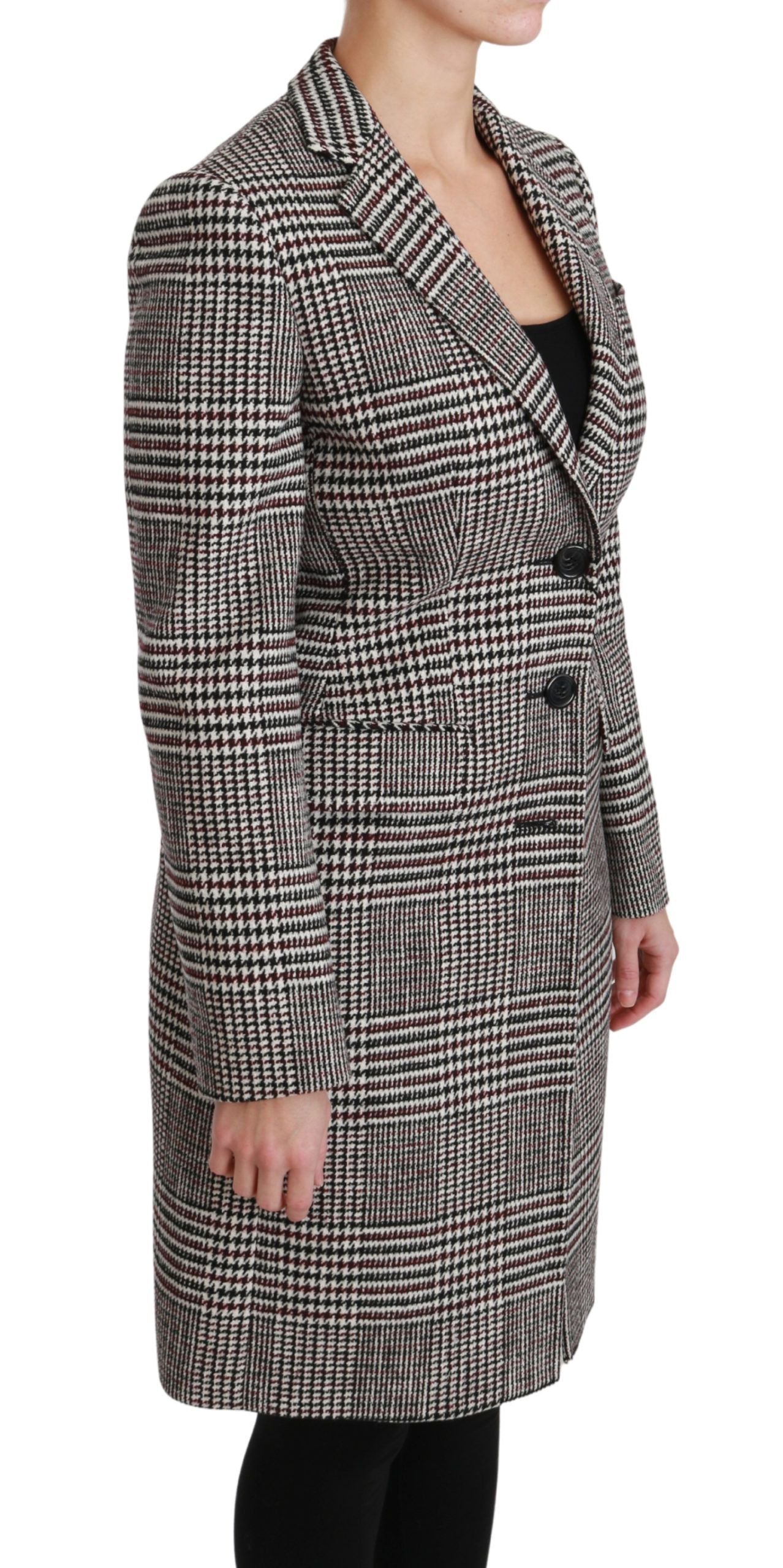 Dolce & Gabbana Dolce & Gabbana Multicolor Trench Knee Long Jacket Women's Coat