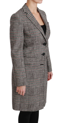 Dolce & Gabbana Dolce & Gabbana Multicolor Trench Knee Long Jacket Women's Coat