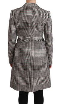 Dolce & Gabbana Dolce & Gabbana Multicolor Trench Knee Long Jacket Women's Coat