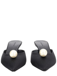 Magda Butrym Women Mule In Seta Con Perla