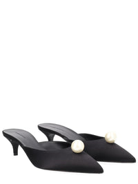 Magda Butrym Women Mule In Seta Con Perla