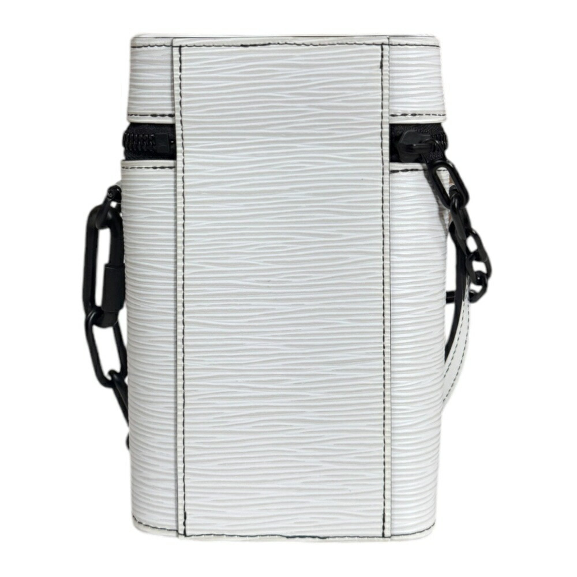 Louis Vuitton White Leather Shoulder Bag (Pre-Owned)