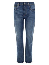 VERSACE Versace Men Jeans In Denim Di Cotone