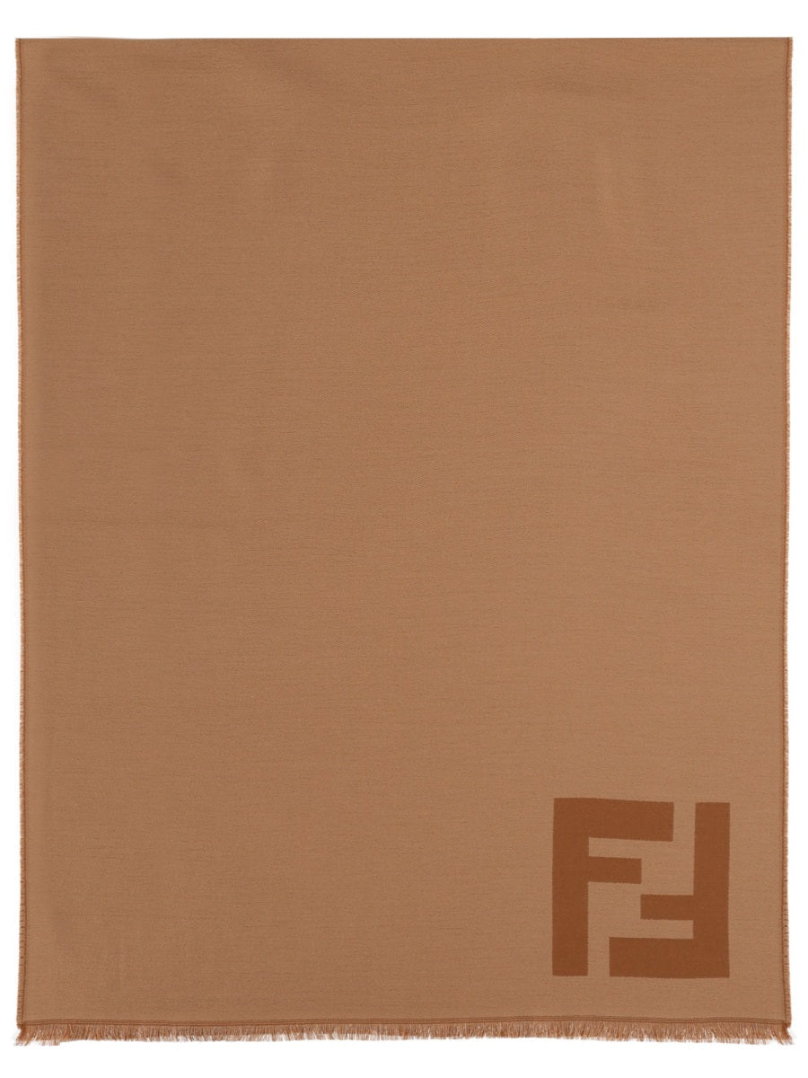 Fendi Men Sciarpa In Lana