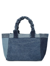 Ganni Women Borsa Tote Medium In Denim